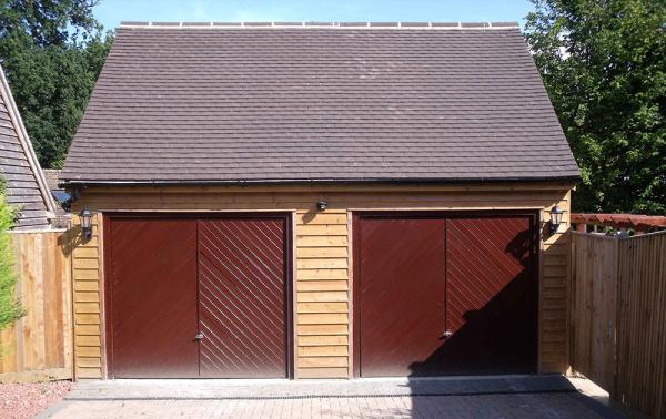 Garages made from ethically-sourced wood